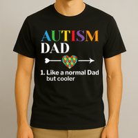 Autism Dad Definition World Autism Awareness Day T-Shirt