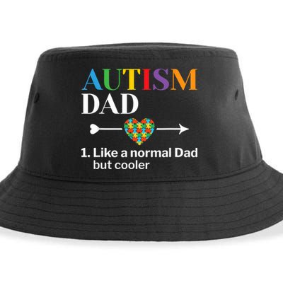 Autism Dad Definition World Autism Awareness Day Sustainable Bucket Hat