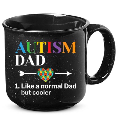 Autism Dad Definition World Autism Awareness Day 15oz Campfire Ceramic Mug