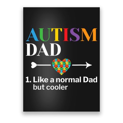 Autism Dad Definition World Autism Awareness Day Poster