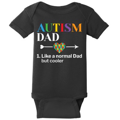 Autism Dad Definition World Autism Awareness Day Baby Bodysuit