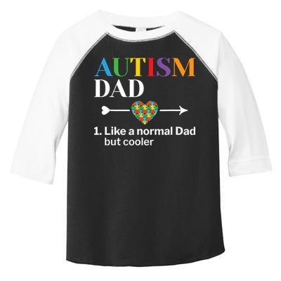 Autism Dad Definition World Autism Awareness Day Toddler Fine Jersey T-Shirt