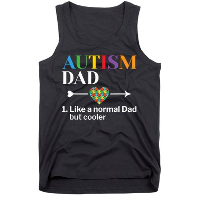 Autism Dad Definition World Autism Awareness Day Tank Top