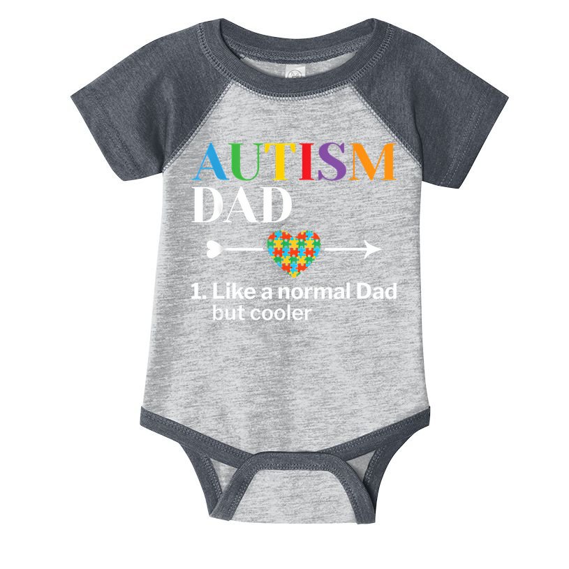 Autism Dad Definition World Autism Awareness Day Infant Baby Jersey Bodysuit