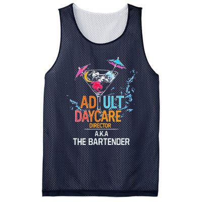 Adult Daycare Director Aka The Bartender Mesh Reversible Basketball Jersey Tank