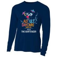 Adult Daycare Director Aka The Bartender Cooling Performance Long Sleeve Crew