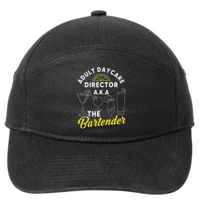 Adult Daycare Director A.k.a The Bartender Funny Mixologist 7-Panel Snapback Hat