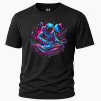Astronaut Dj, Djing In Space, Music Lover Cool Graphic Performance Shirt