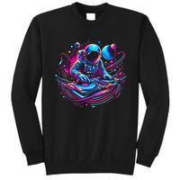 Astronaut Dj, Djing In Space, Music Lover Cool Graphic Sweatshirt