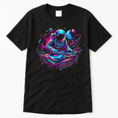 Astronaut Dj, Djing In Space, Music Lover Cool Graphic Tall T-Shirt
