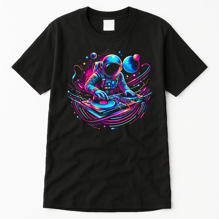 Astronaut Dj, Djing In Space, Music Lover Cool Graphic Tall T-Shirt
