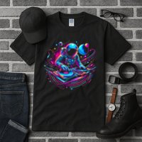 Astronaut Dj, Djing In Space, Music Lover Cool Graphic Tall T-Shirt