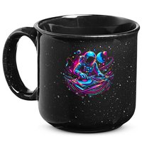 Astronaut Dj, Djing In Space, Music Lover Cool Graphic 15oz Campfire Ceramic Mug