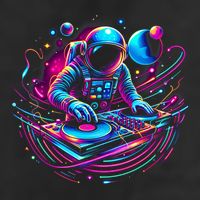 Astronaut Dj, Djing In Space, Music Lover Cool Graphic 15oz Campfire Ceramic Mug