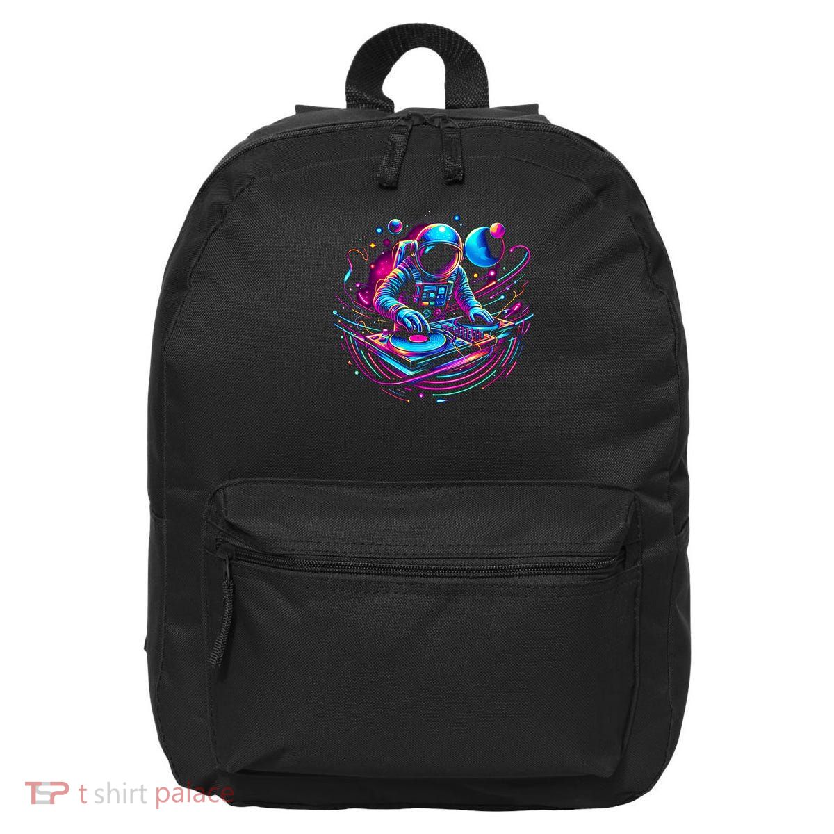 Astronaut Dj, Djing In Space, Music Lover Cool Graphic 16 in Basic Backpack