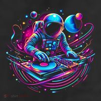 Astronaut Dj, Djing In Space, Music Lover Cool Graphic 25L Jumbo Tote