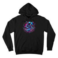 Astronaut Dj, Djing In Space, Music Lover Cool Graphic Tall Hoodie