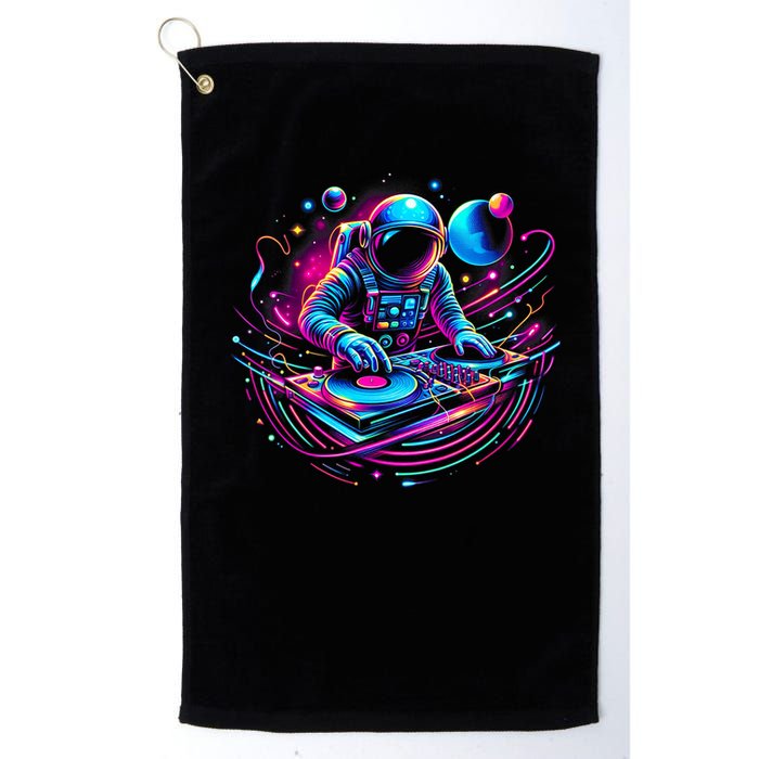 Astronaut Dj, Djing In Space, Music Lover Cool Graphic Golf Towel