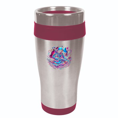 Astronaut Dj, Djing In Space, Music Lover Cool Graphic 16oz Travel Tumbler