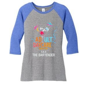 Adult Daycare Director Aka The Bartender Women's Tri-Blend 3/4-Sleeve Raglan Shirt