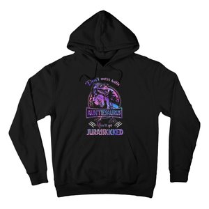 Aunt Dinosaur Dont Mess With Auntiesaurus T Rex Lover Hoodie