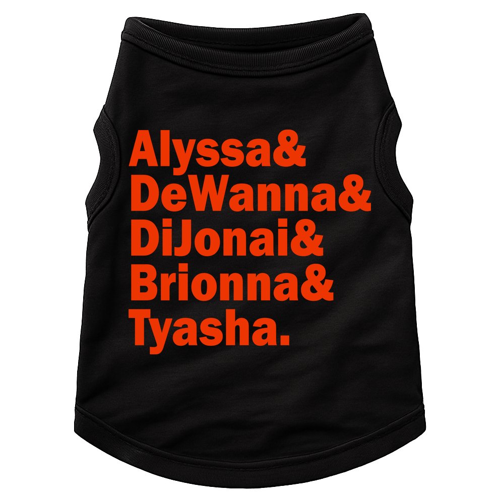 Alyssa & Dewanna & Dijonai & Brionna & Tyasha Doggie Tank