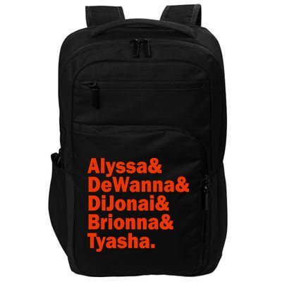 Alyssa & Dewanna & Dijonai & Brionna & Tyasha Impact Tech Backpack