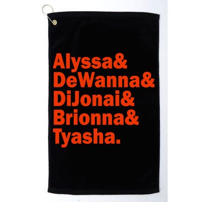 Alyssa & Dewanna & Dijonai & Brionna & Tyasha Golf Towel