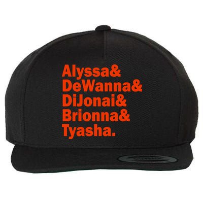Alyssa & Dewanna & Dijonai & Brionna & Tyasha Wool Snapback Cap