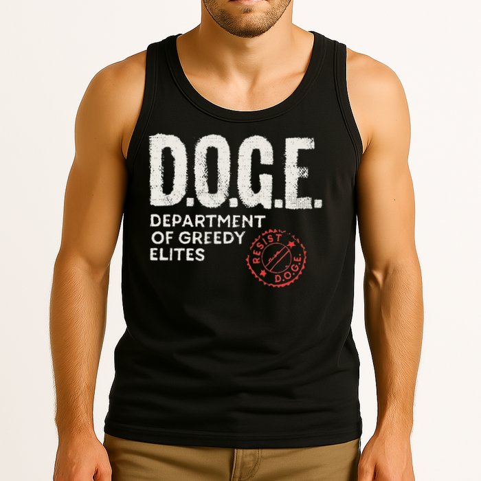 Anti Doge D.o.g.e. Real Meaning Definition Tank Top