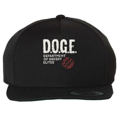 Anti Doge D.o.g.e. Real Meaning Definition Wool Snapback Cap