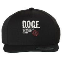 Anti Doge D.o.g.e. Real Meaning Definition Wool Snapback Cap