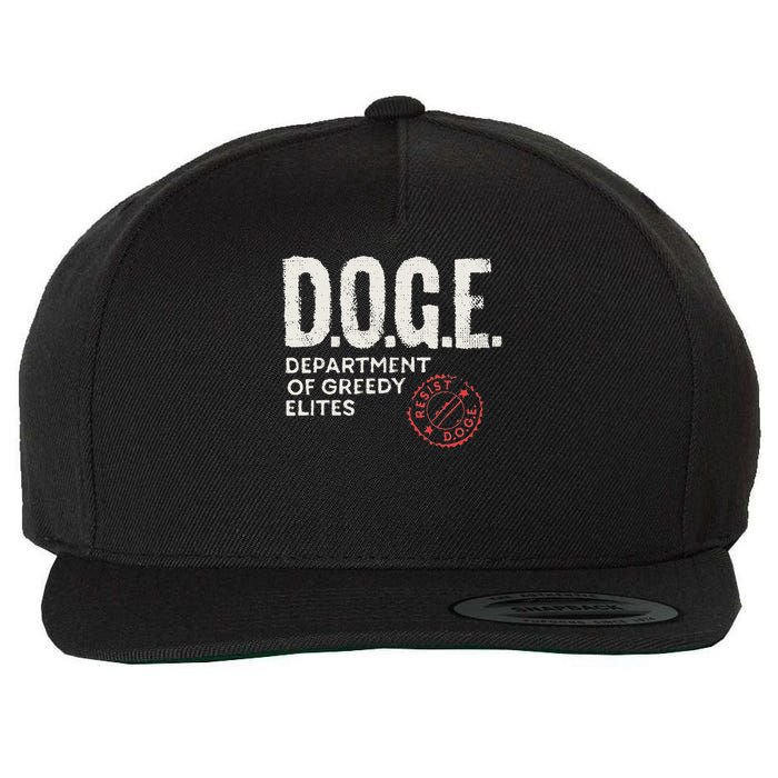 Anti Doge D.o.g.e. Real Meaning Definition Wool Snapback Cap