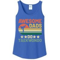 Awesome Dads Do Taekwondo Player Martial Arts Tkd Gift Ladies Essential Tank