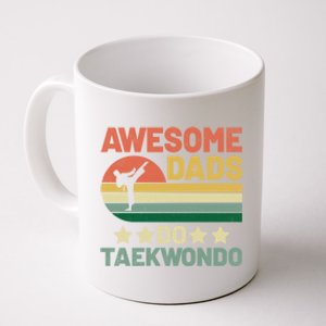 Awesome Dads Do Taekwondo Player Martial Arts Tkd Gift Coffee Mug