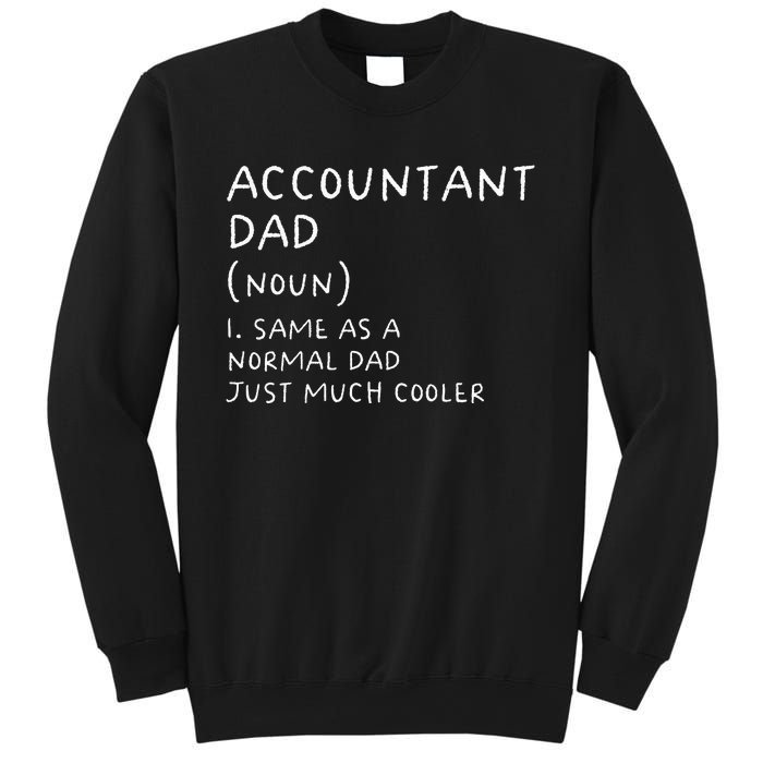 Accountant Dad Definition Funny Accounting Sweatshirt