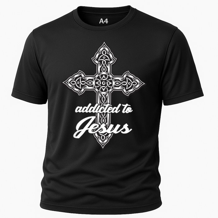 Addicted To Jesus Cooling Performance Crew T-Shirt