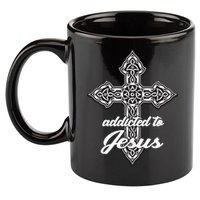 Addicted To Jesus 11oz C Handle Ceramic Mug