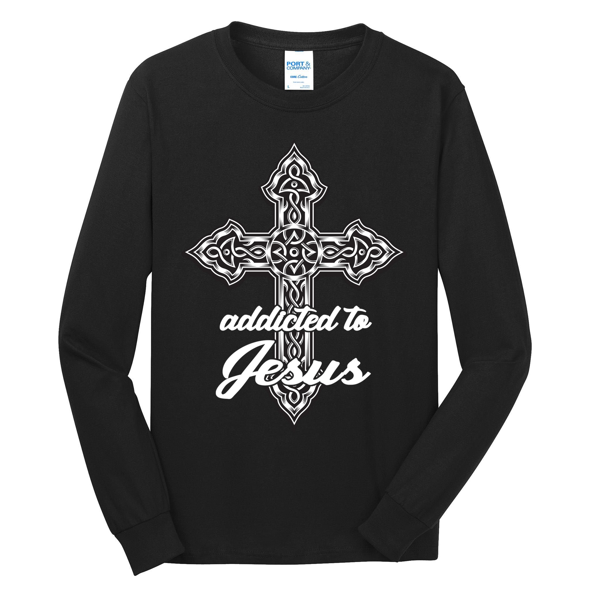 Addicted To Jesus Tall Long Sleeve T-Shirt