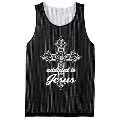 Addicted To Jesus Mesh Reversible Basketball Jersey Tank