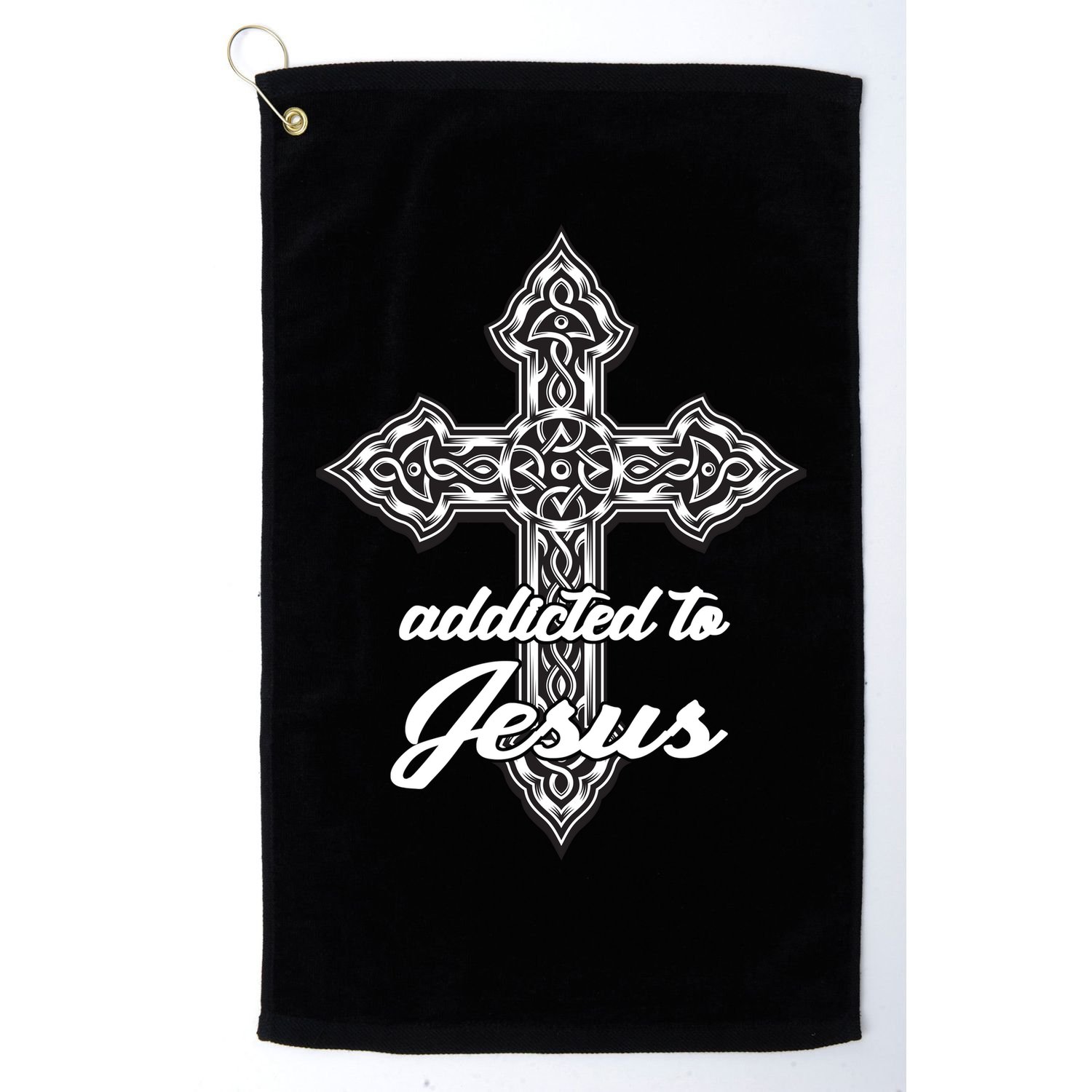 Addicted To Jesus Golf Towel