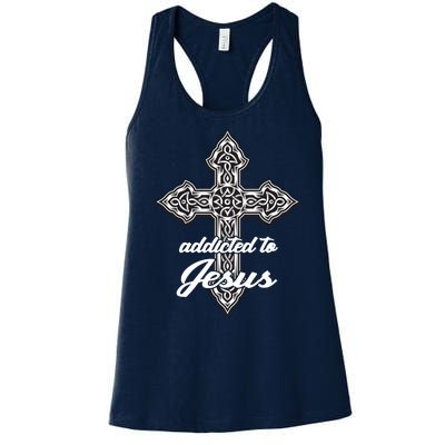 Addicted To Jesus Women's Racerback Tank