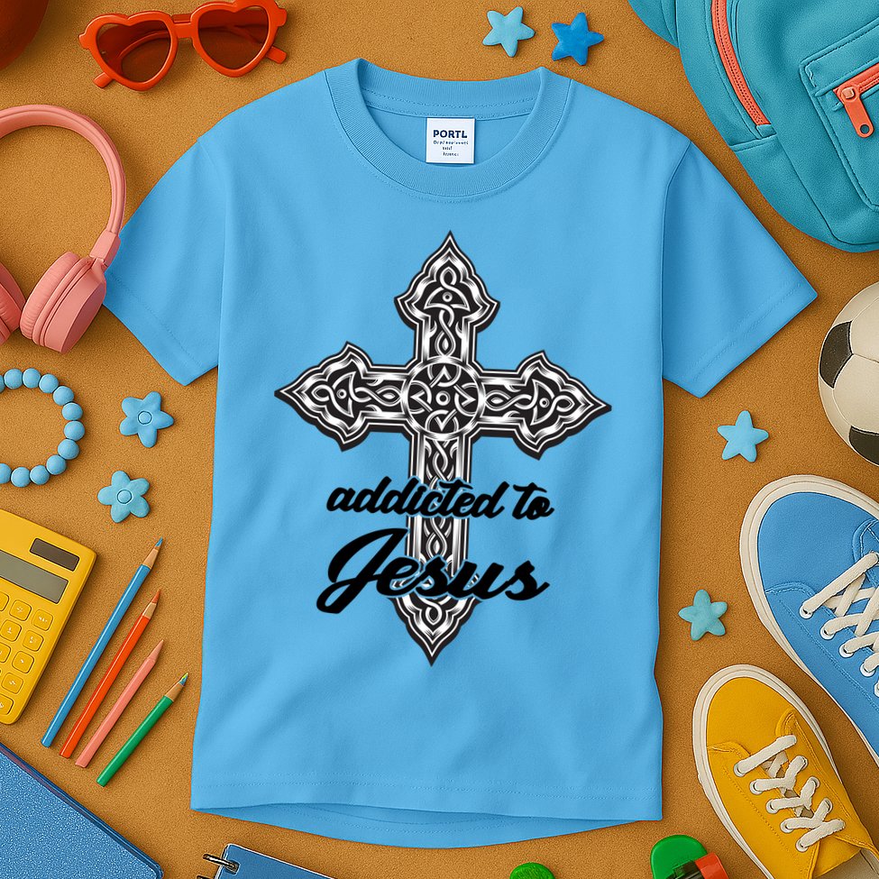 Addicted To Jesus Kids T-Shirt
