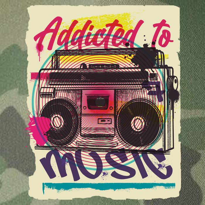 Addicted To Music Legacy Tie Dye Trucker Hat