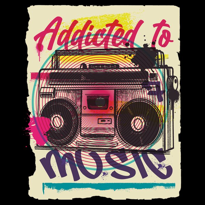 Addicted To Music USA-Made Doggie Bandana