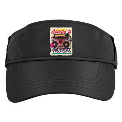 Addicted To Music Adult Drive Performance Visor