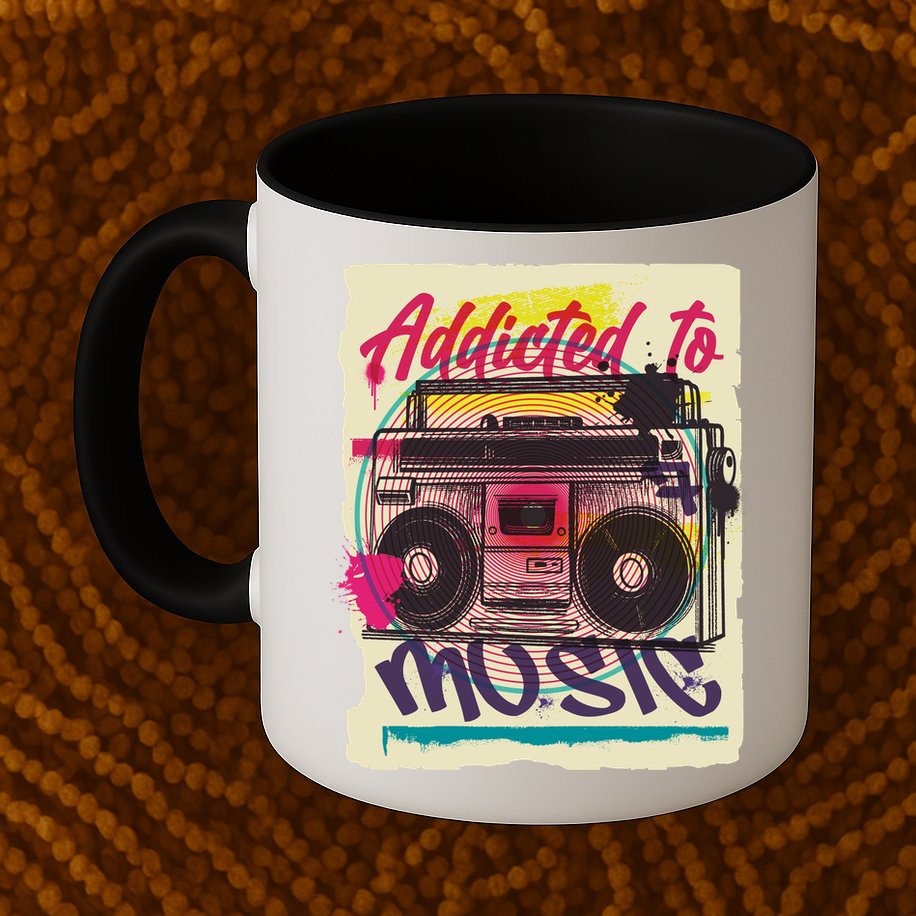 Addicted To Music Mug