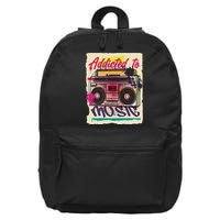 Addicted To Music 16 in Basic Backpack