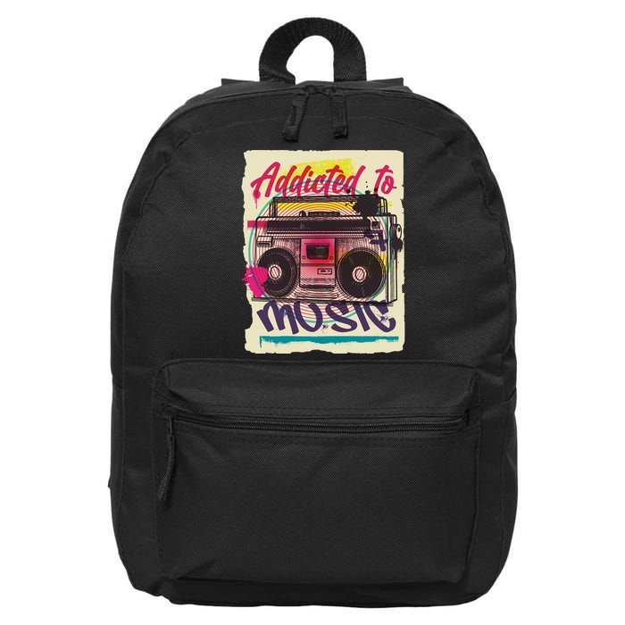 Addicted To Music 16 in Basic Backpack