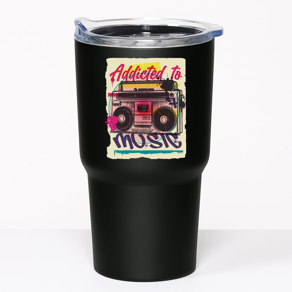 Addicted To Music Tumbler